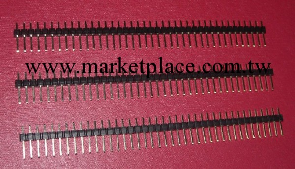 2.54mm間距單排直針、插針、排針、單排針 1*40PIN 環保鍍金銅針工廠,批發,進口,代購