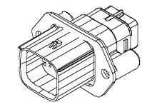 現貨Molex/19435-0819汽車連接器外殼MX150L 22-18AWG 原裝正品工廠,批發,進口,代購