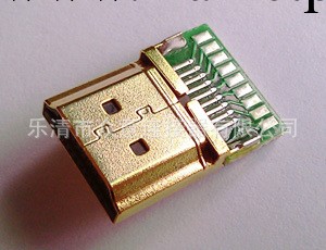 長期生產定製HDMI插座 公頭帶PCB板歐式HDMI插座批發・進口・工廠・代買・代購