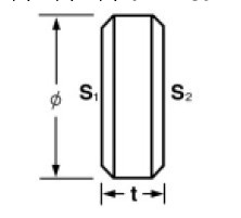 激光器輸出耦合器P 直徑公差：＋0.0/-0.2 厚度公差：±0.2工廠,批發,進口,代購