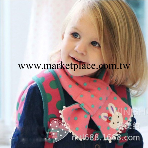 兒童新款超可愛小兔加絨保暖圍脖圍巾批發　MZ1335工廠,批發,進口,代購