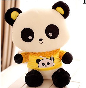 招代理 中國元素國寶熊貓 創意卡通毛絨玩具穿衣開心熊貓公仔批發・進口・工廠・代買・代購