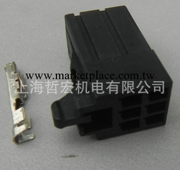 批量生產 黑色小6孔連接器 哲宏AMP連接器工廠,批發,進口,代購