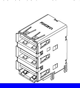富士康三層USB A Connector: ub11123-m7-4f批發・進口・工廠・代買・代購