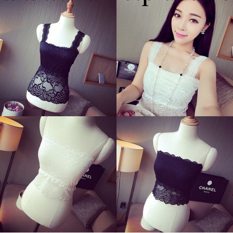 2014夏季新款韓國性感蕾絲小可愛吊帶/裹胸/抹胸一件代發女裝批發・進口・工廠・代買・代購