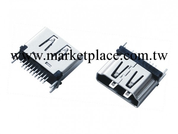 HDMI 19PIN母頭夾板式連接器工廠,批發,進口,代購