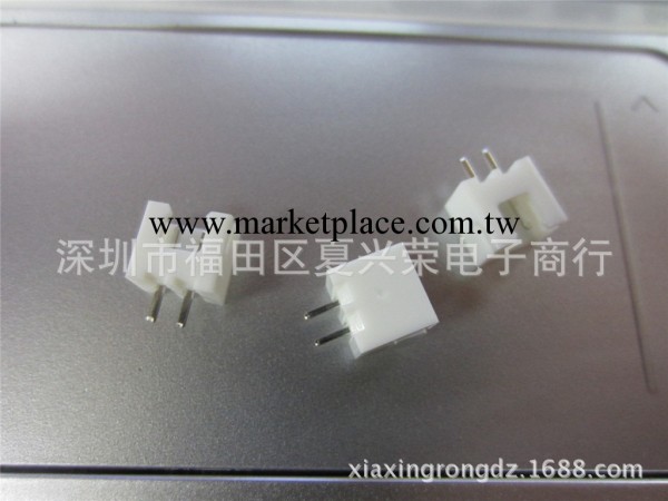 插座式端子2PIN 2P 白色直針針座 XH2.54-2A 間距2.54mm工廠,批發,進口,代購