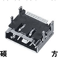 HDMI插座19P母座腳90度針貼片式 HDMI-019S批發・進口・工廠・代買・代購