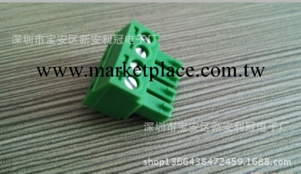 PCB接線端子3.81-4p綠色環保銅塊批發・進口・工廠・代買・代購