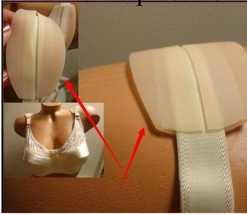 新款矽膠肩墊 透明肩帶 隱形 減壓防滑肩墊 內衣肩墊 女士用品工廠,批發,進口,代購