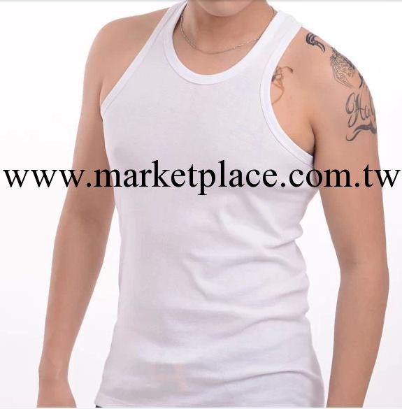 男士背心純棉 工字型健美運動背心 2014新款男式精梳棉背心　韓版工廠,批發,進口,代購