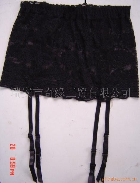 批發黑色蕾絲吊帶襪性感蕾絲裙式襪帶批發・進口・工廠・代買・代購