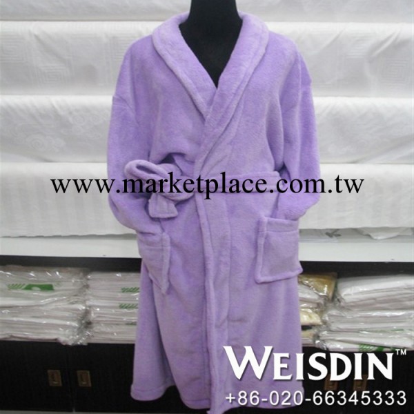量大價優 星級酒店紫色吸水加厚保暖酒店浴袍女士 低價優惠工廠,批發,進口,代購