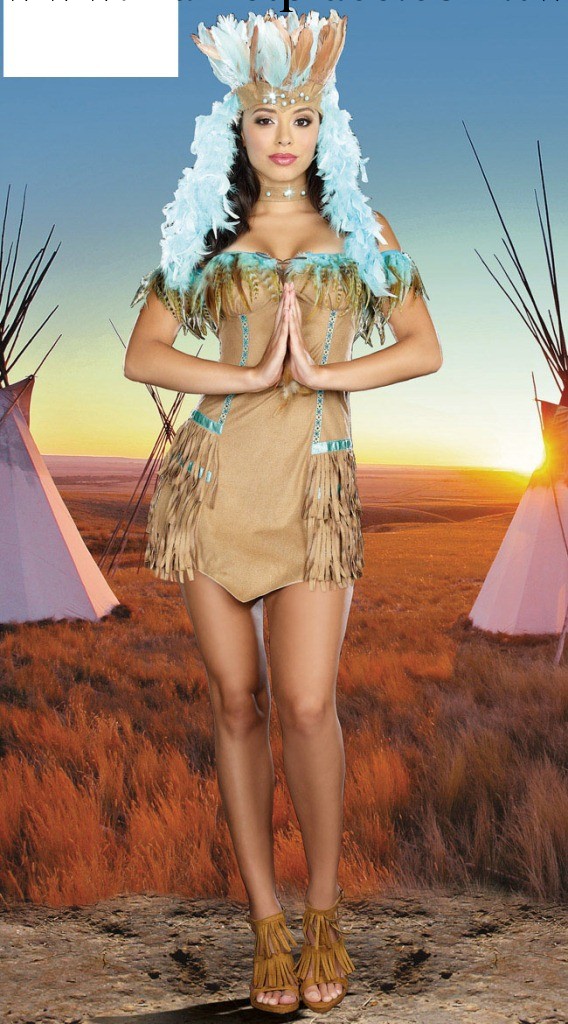 萬聖節服裝印第安部落女酋長公主服裝歐美遊戲制服角色扮演批發・進口・工廠・代買・代購