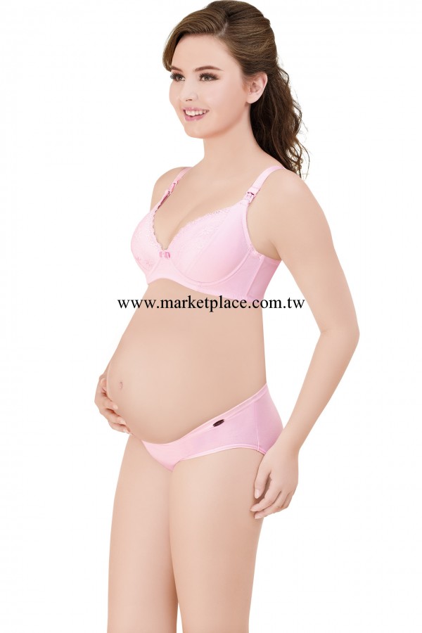 享受孕純棉蕾絲上開軟鋼圈哺乳胸罩+莫代爾u型低腰內衣工廠,批發,進口,代購