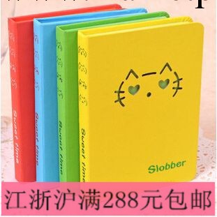 創意文具 鏤空貓咪表情口袋本子 筆記本記事塗鴉 硬抄本批發工廠,批發,進口,代購