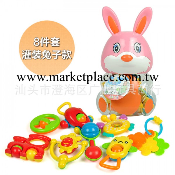 16004新品嬰幼玩具 熱銷嬰兒搖鈴 寶寶最愛搖鈴玩具 兔鴨玩具0.75批發・進口・工廠・代買・代購