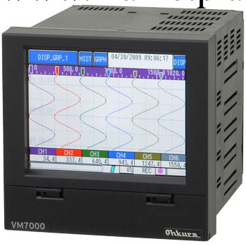 大倉  VM7000 多功能觸控式 無紙記錄器批發・進口・工廠・代買・代購