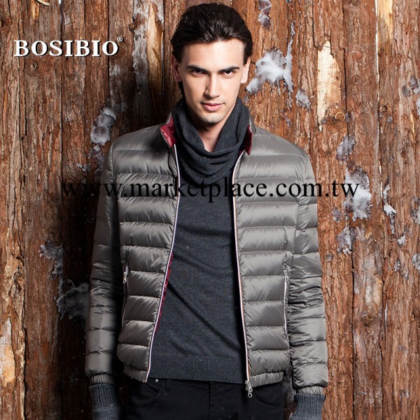 波仕比奧2014冬季新款時尚都市男式羽絨衣90%白鴨絨品牌男裝批發工廠,批發,進口,代購