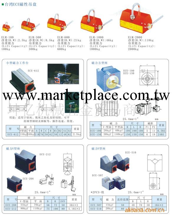 供應ECE磁性吊盤，ECE磁性工具全套工廠,批發,進口,代購