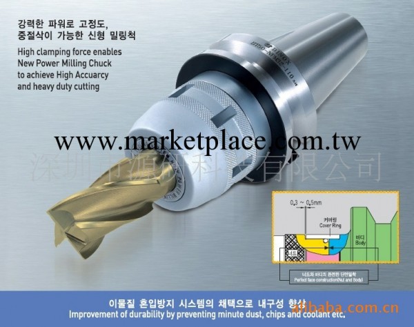 供應CNC數控刀具韓國大因新型強力銑削夾對刀柄NPM重切削　批發・進口・工廠・代買・代購