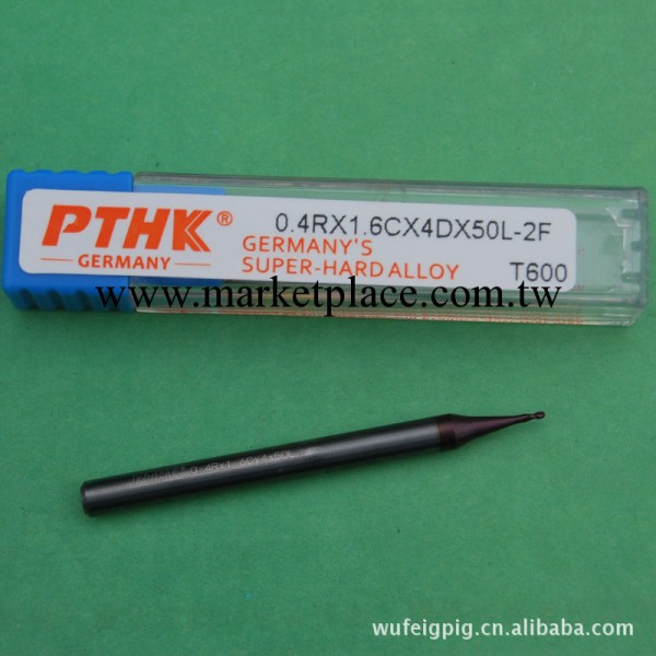 批發PTHK60度鎢鋼銑刀 微小徑合金刀0.4RX1.6CX4DX50L-2F工廠,批發,進口,代購
