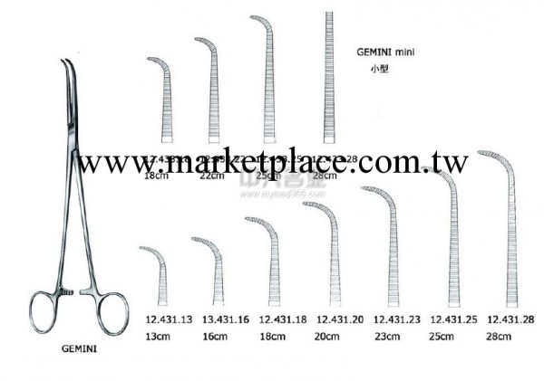 無創分離結線鉗 DeBakey Ligature Atrauma Clamp 24cm工廠,批發,進口,代購