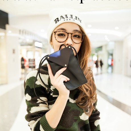 韓國鏡面小包 鏡子單肩斜跨迷你包 黑色手機包女包批發批發・進口・工廠・代買・代購