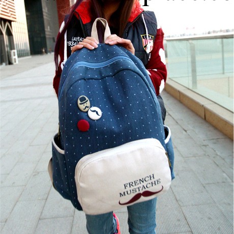 2014新款女包帆佈時尚韓國女士大包學生書包雙肩背包一件代發a667批發・進口・工廠・代買・代購