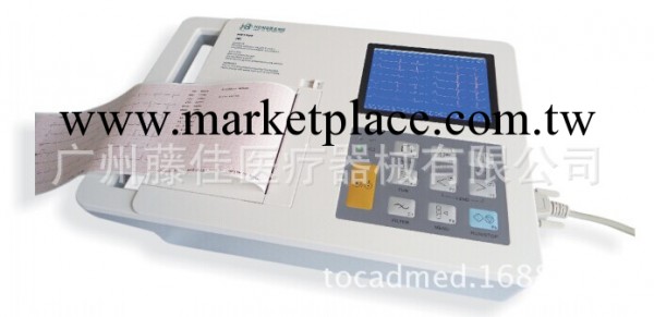 十二導聯 同屏顯示  數字六道心電圖機 超大存儲TJECG-06C工廠,批發,進口,代購