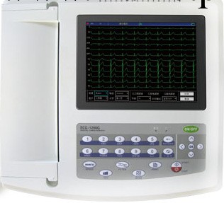 廠傢促銷活動 12導便攜式心電圖機 ECG1200G 超值優惠中工廠,批發,進口,代購