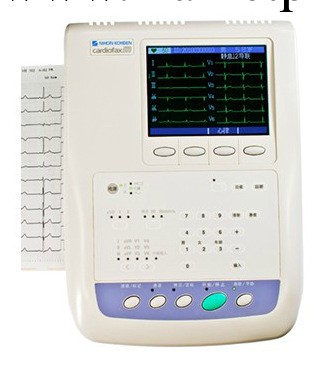 日本光電十二道心電圖機 進口心電圖機 便攜式心電圖機工廠,批發,進口,代購