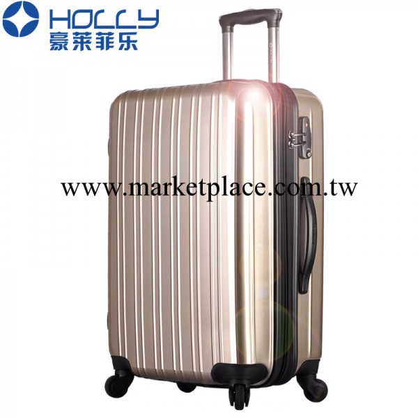 HOLLY 專櫃正品 PC拉桿箱行李箱 20/24/28寸 801C  香檳金工廠,批發,進口,代購