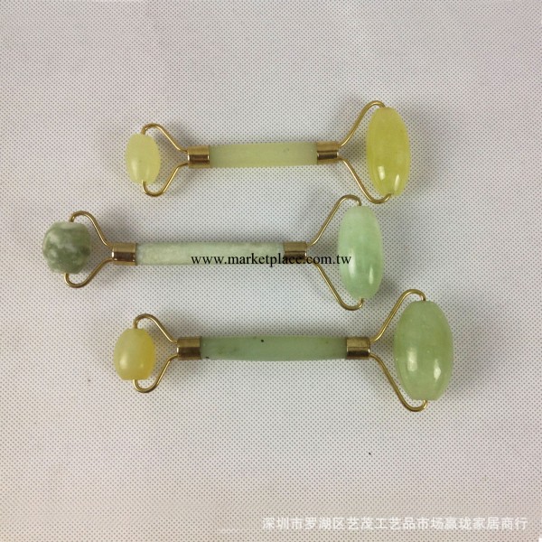 供應岫玉按摩器 瘦臉按摩輪玉輪 雙頭按摩器 美容健康保健棒工廠,批發,進口,代購