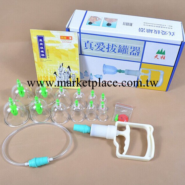 廠傢直銷加厚12罐拔罐器 經絡保健器 拔火罐 真空磁療抽氣罐工廠,批發,進口,代購