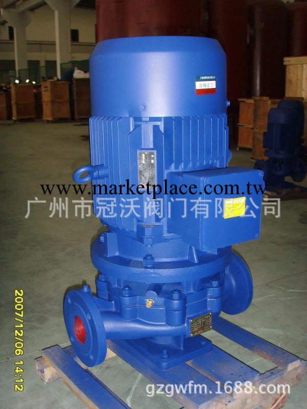 供應ISG立式管道泵、單級單吸立式管道式離心泵工廠,批發,進口,代購