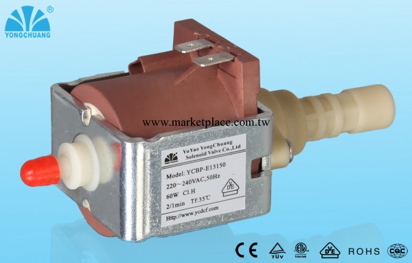 電磁泵 YCBP壓力咖啡機電磁泵可替代ulka EP5 EP7 舞臺煙機泵工廠,批發,進口,代購