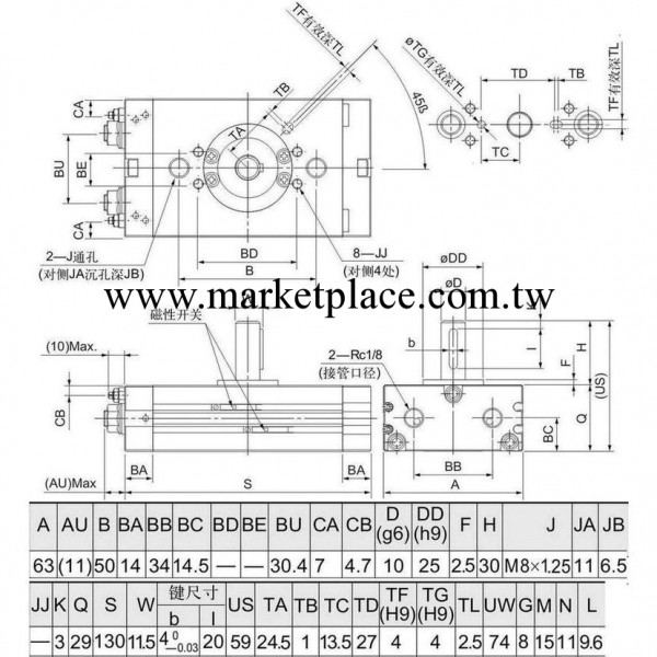 SMC牌CDRQ2BS20-180原裝正品，凱脈特供，日本制造，假一罰十批發・進口・工廠・代買・代購