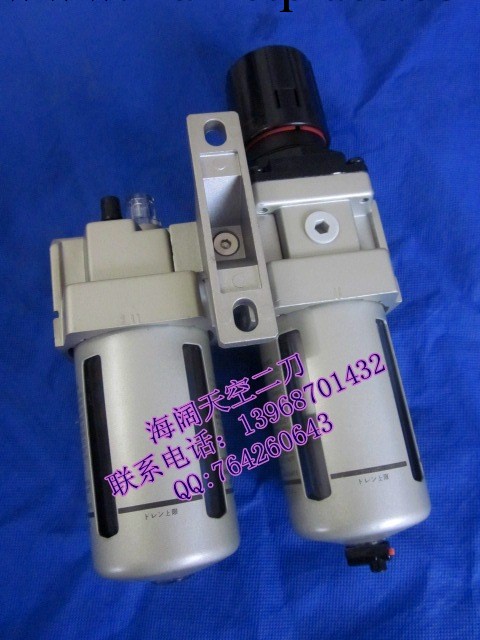 全新原裝SMC 氣動二聯件AC30A-03 AC30A-03BG 二聯體 氣源處理器工廠,批發,進口,代購