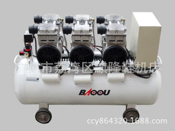 上海寶歐100L-0.3/7靜音無油空壓機/制鞋機械/空氣壓縮機批發・進口・工廠・代買・代購