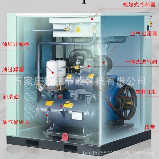 山西陽泉漢鐘雙螺桿式空壓機、空氣壓縮機、廠傢直供正品特惠工廠,批發,進口,代購