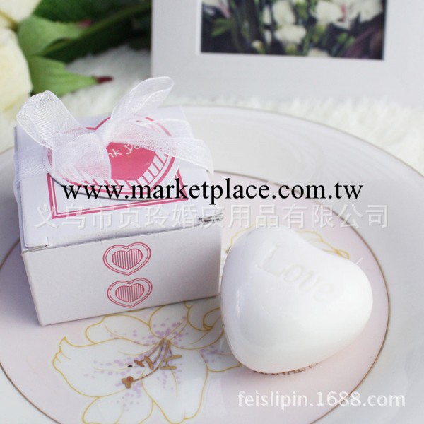 廠傢直銷婚慶用品結婚回客禮品創意粉色愛心心形小香皂手工皂禮盒工廠,批發,進口,代購