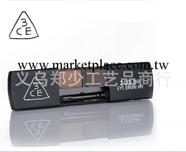 彩妝批發 韓國3CE 雙色眉粉 咖啡色系 3個可選 可作眼影工廠,批發,進口,代購