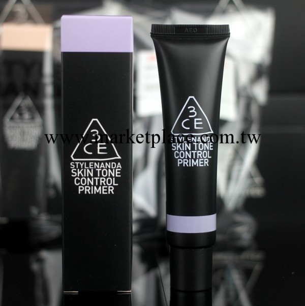 韓國正品3CE Stylenanda 潤色妝前乳 保濕隔離霜 提亮膚色三色工廠,批發,進口,代購