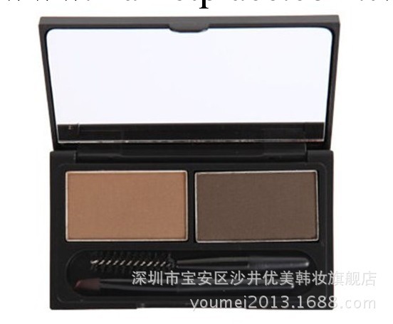 張馨予推薦韓國正品 3CE stylenanda雙色棕色眉粉組合 附刷子工廠,批發,進口,代購