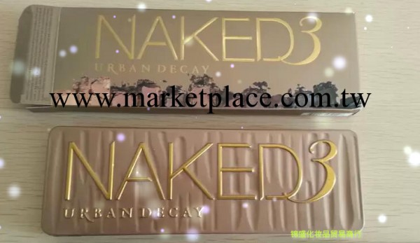 原版色Naked3 第三代12色眼影啞光珠光裸妝大地色配眼影刷工廠,批發,進口,代購
