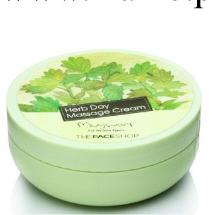 The Face Shop 艾蒿精華按摩霜 保濕柔膚 深層清潔 收縮毛孔 正品工廠,批發,進口,代購