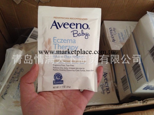 批發美國Aveeno Baby燕麥舒緩泡澡粉 預防痱子 21g 單袋銷售批發・進口・工廠・代買・代購