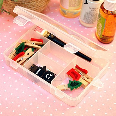 A108 優奈YOUNAI創意五格5格透明塑料收納盒 藥盒飾品盒首飾盒工廠,批發,進口,代購
