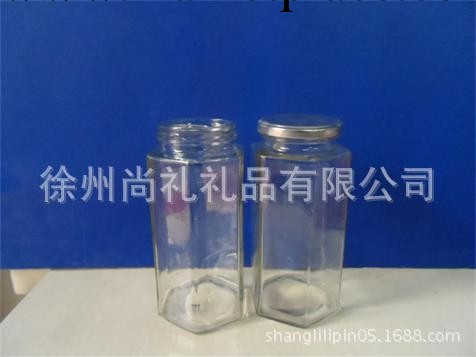 750ML六棱玻璃密封瓶 玻璃蜂蜜瓶子果醬瓶罐頭瓶醬菜瓶工廠,批發,進口,代購